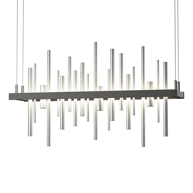 Hubbardton Forge 2015 Natural Iron Vintage Platinum Standard Cityscape LED Pendant
