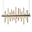 Hubbardton Forge 2015 Natural Iron Soft Gold Standard Cityscape LED Pendant