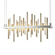 Hubbardton Forge 2015 Vintage Platinum Soft Gold Standard Cityscape LED Pendant