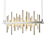 Hubbardton Forge 2015 Vintage Platinum Soft Gold Standard Cityscape LED Pendant