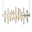 Hubbardton Forge 2015 Vintage Platinum Soft Gold Standard Cityscape LED Pendant