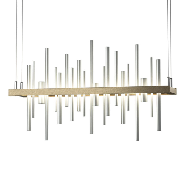 Hubbardton Forge 2015 Soft Gold Vintage Platinum Standard Cityscape LED Pendant