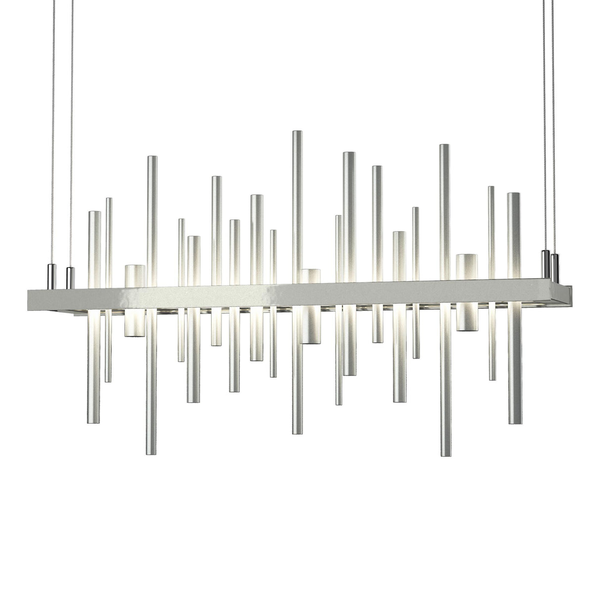 Hubbardton Forge 2015 Sterling Vintage Platinum Standard Cityscape LED Pendant