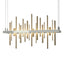 Hubbardton Forge 2015 Sterling Soft Gold Standard Cityscape LED Pendant