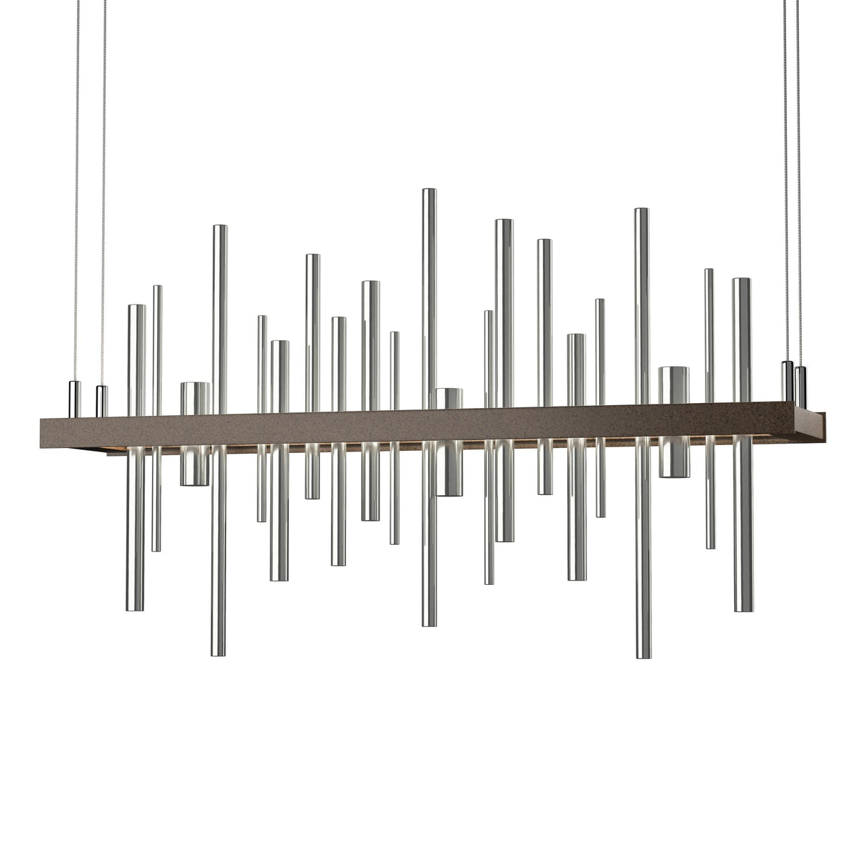 Hubbardton Forge 2015 Bronze Sterling Standard Cityscape LED Pendant
