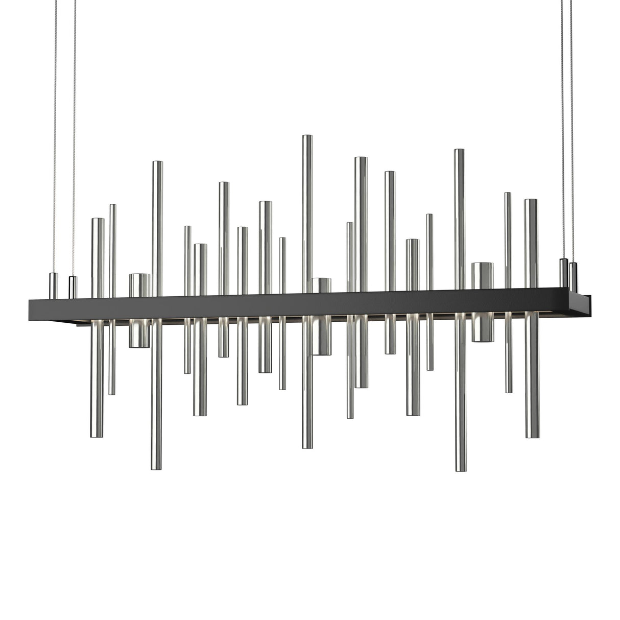 Hubbardton Forge 2015 Black Sterling Standard Cityscape LED Pendant