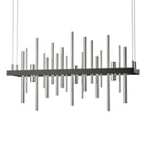 Hubbardton Forge 2015 Black Sterling Standard Cityscape LED Pendant