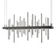 Hubbardton Forge 2015 Black Sterling Standard Cityscape LED Pendant