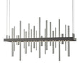 Hubbardton Forge 2015 Natural Iron Sterling Standard Cityscape LED Pendant
