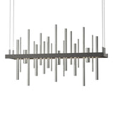 Hubbardton Forge 2015 Natural Iron Sterling Standard Cityscape LED Pendant