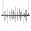 Hubbardton Forge 2015 Natural Iron Sterling Standard Cityscape LED Pendant