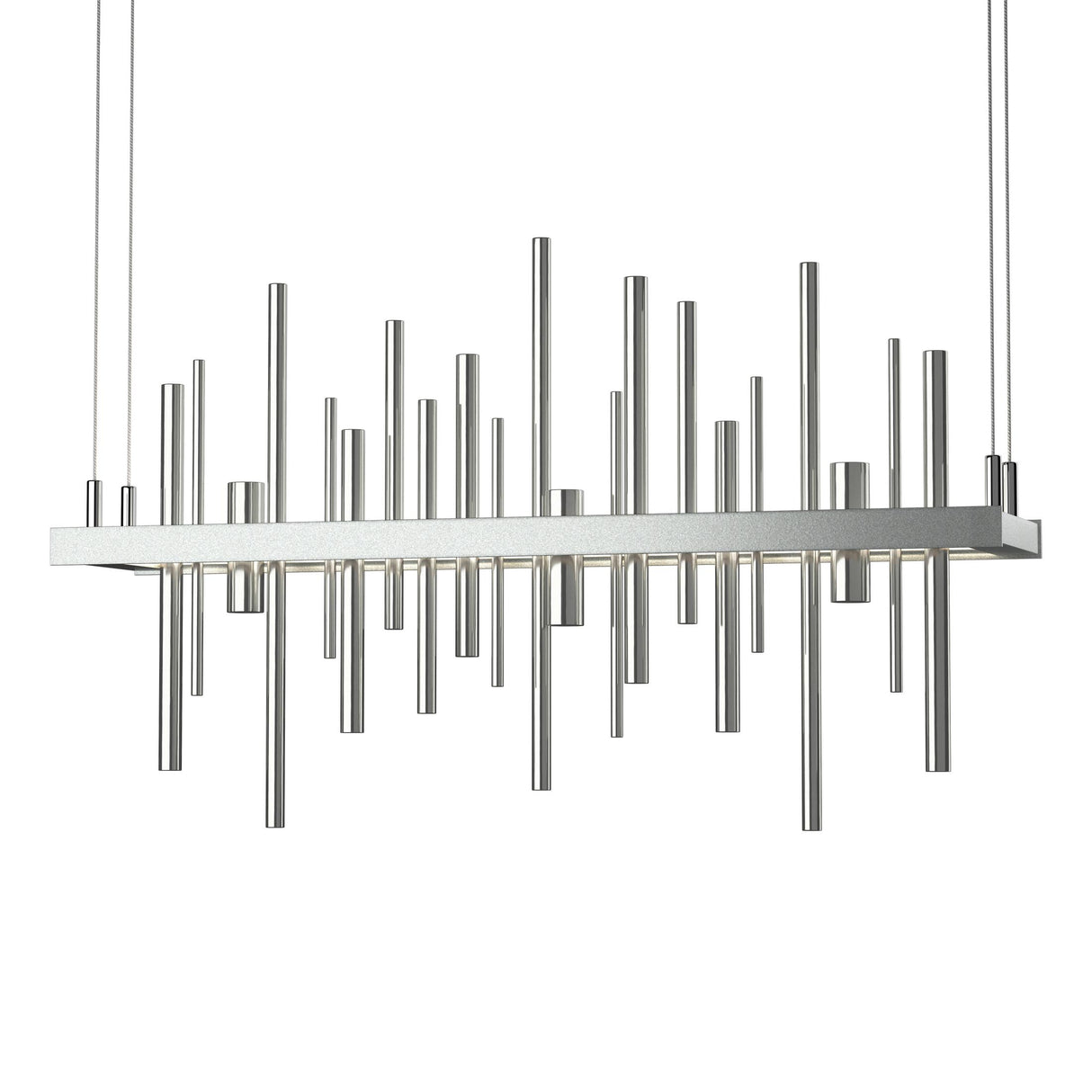 Hubbardton Forge 2015 Vintage Platinum Sterling Standard Cityscape LED Pendant