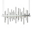 Hubbardton Forge 2015 Vintage Platinum Sterling Standard Cityscape LED Pendant