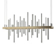 Hubbardton Forge 2015 Soft Gold Sterling Standard Cityscape LED Pendant