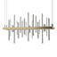Hubbardton Forge 2015 Soft Gold Sterling Standard Cityscape LED Pendant