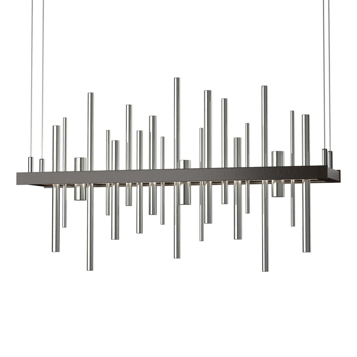 Hubbardton Forge 2015 Oil Rubbed Bronze Sterling Standard Cityscape LED Pendant