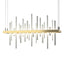Hubbardton Forge 2015 Modern Brass Vintage Platinum Standard Cityscape LED Pendant
