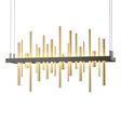 Hubbardton Forge 2015 Dark Smoke Modern Brass Standard Cityscape LED Pendant