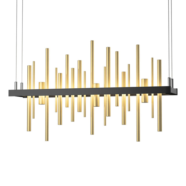 Hubbardton Forge 2015 Black Modern Brass Standard Cityscape LED Pendant