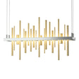 Hubbardton Forge 2015 Vintage Platinum Modern Brass Standard Cityscape LED Pendant