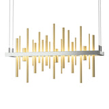Hubbardton Forge 2015 Vintage Platinum Modern Brass Standard Cityscape LED Pendant