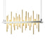 Hubbardton Forge 2015 Vintage Platinum Modern Brass Standard Cityscape LED Pendant