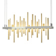 Hubbardton Forge 2015 Sterling Modern Brass Standard Cityscape LED Pendant