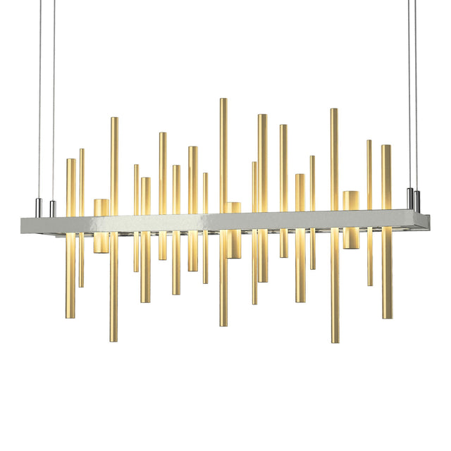 Hubbardton Forge 2015 Sterling Modern Brass Standard Cityscape LED Pendant