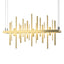 Hubbardton Forge 2015 Modern Brass Modern Brass Standard Cityscape LED Pendant