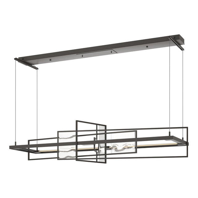 Hubbardton Forge 2016 Dark Smoke Aqualite Glass Standard Summer LED Pendant