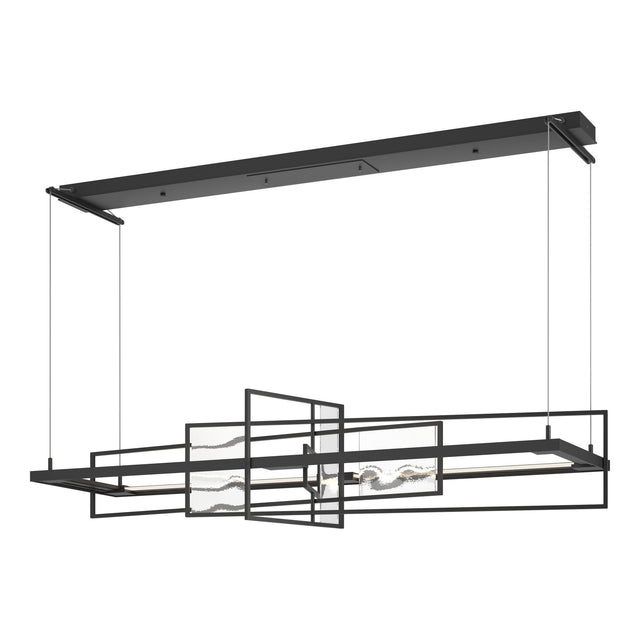 Hubbardton Forge 2016 Black Aqualite Glass Standard Summer LED Pendant