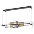 Hubbardton Forge 2016 Black Soft Gold Standard Summer LED Pendant