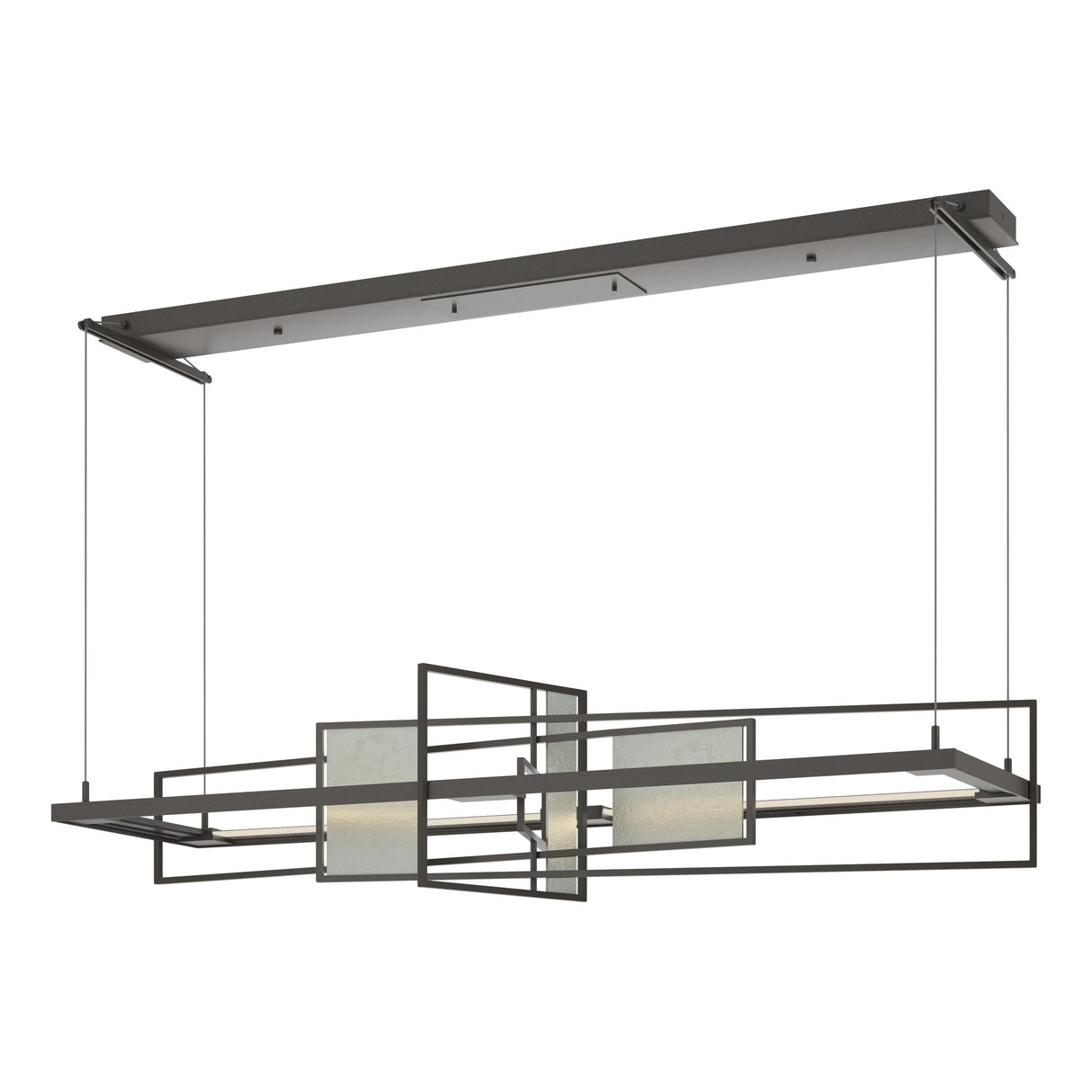 Hubbardton Forge 2016 Dark Smoke Vintage Platinum Standard Summer LED Pendant