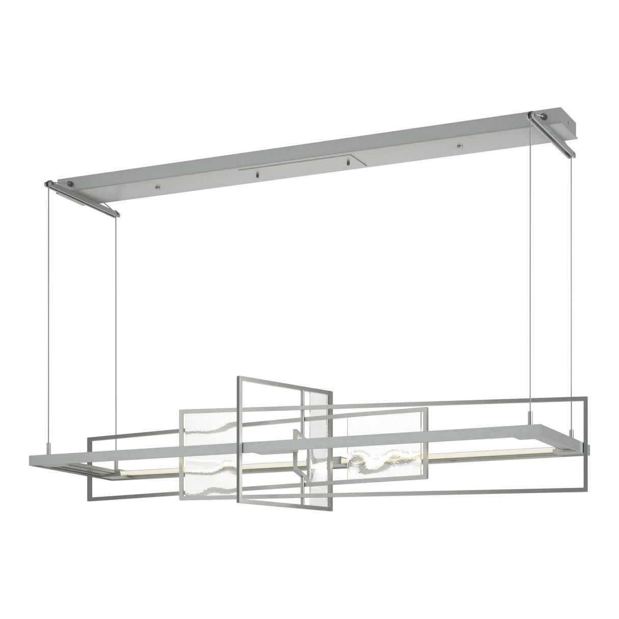 Hubbardton Forge 2016 Vintage Platinum Aqualite Glass Standard Summer LED Pendant