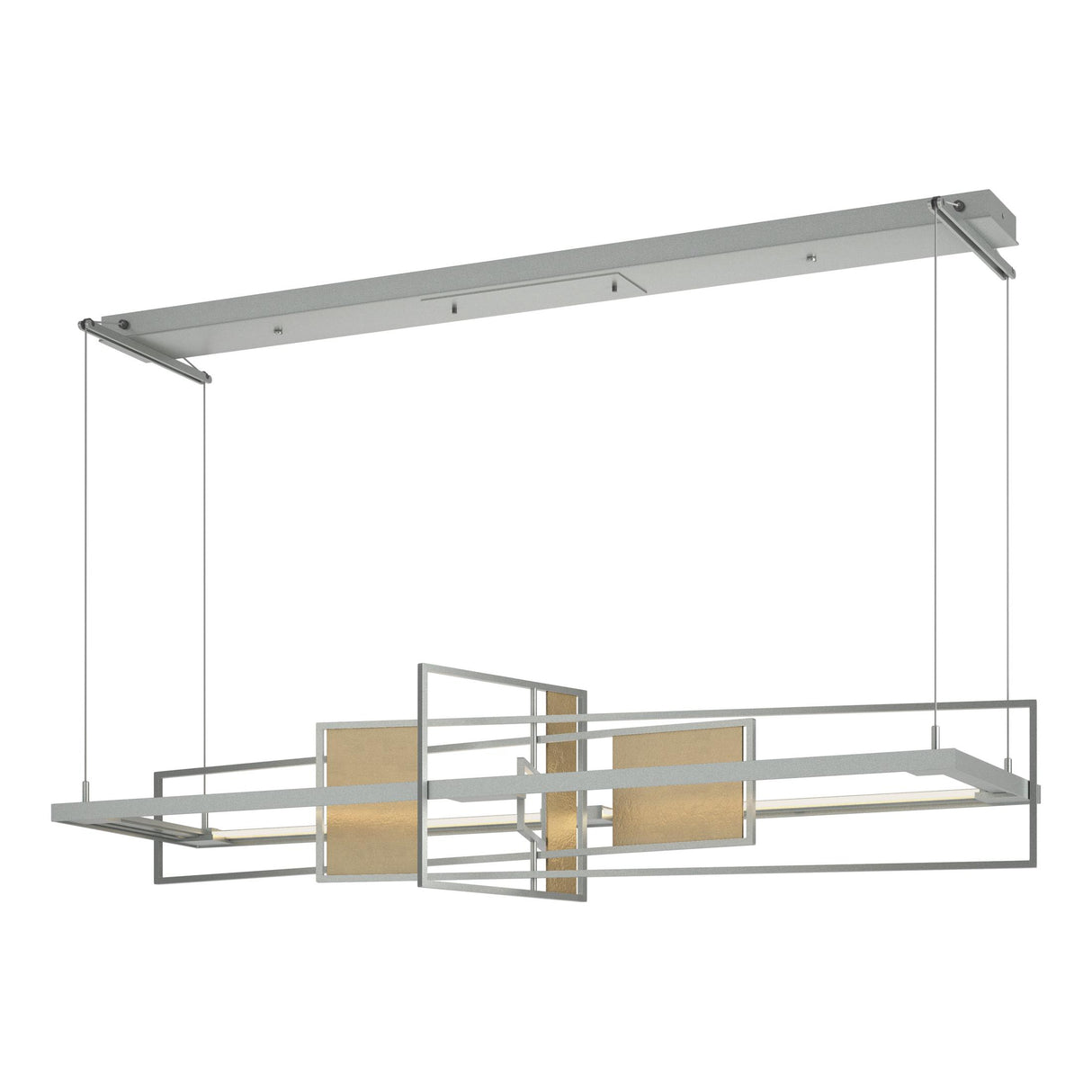 Hubbardton Forge 2016 Vintage Platinum Soft Gold Standard Summer LED Pendant