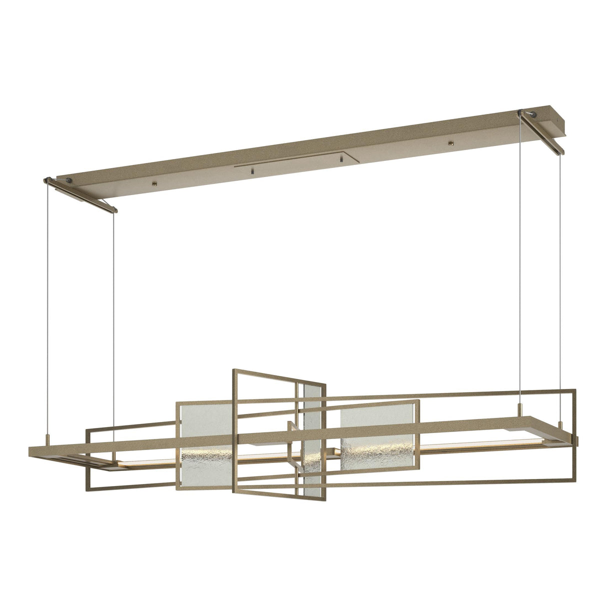 Hubbardton Forge 2016 Soft Gold Sterling Standard Summer LED Pendant