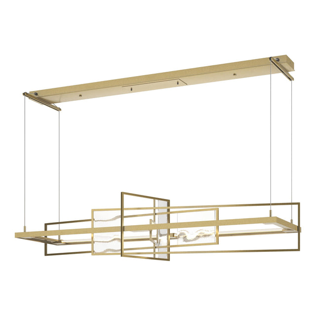 Hubbardton Forge 2016 Modern Brass Aqualite Glass Standard Summer LED Pendant