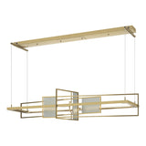 Hubbardton Forge 2016 Modern Brass Vintage Platinum Standard Summer LED Pendant