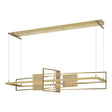 Hubbardton Forge 2016 Modern Brass Soft Gold Standard Summer LED Pendant