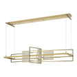 Hubbardton Forge 2016 Modern Brass Sterling Standard Summer LED Pendant
