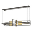 Hubbardton Forge 2016 Dark Smoke Modern Brass Standard Summer LED Pendant