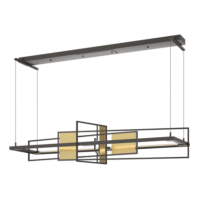 Hubbardton Forge 2016 Dark Smoke Modern Brass Standard Summer LED Pendant