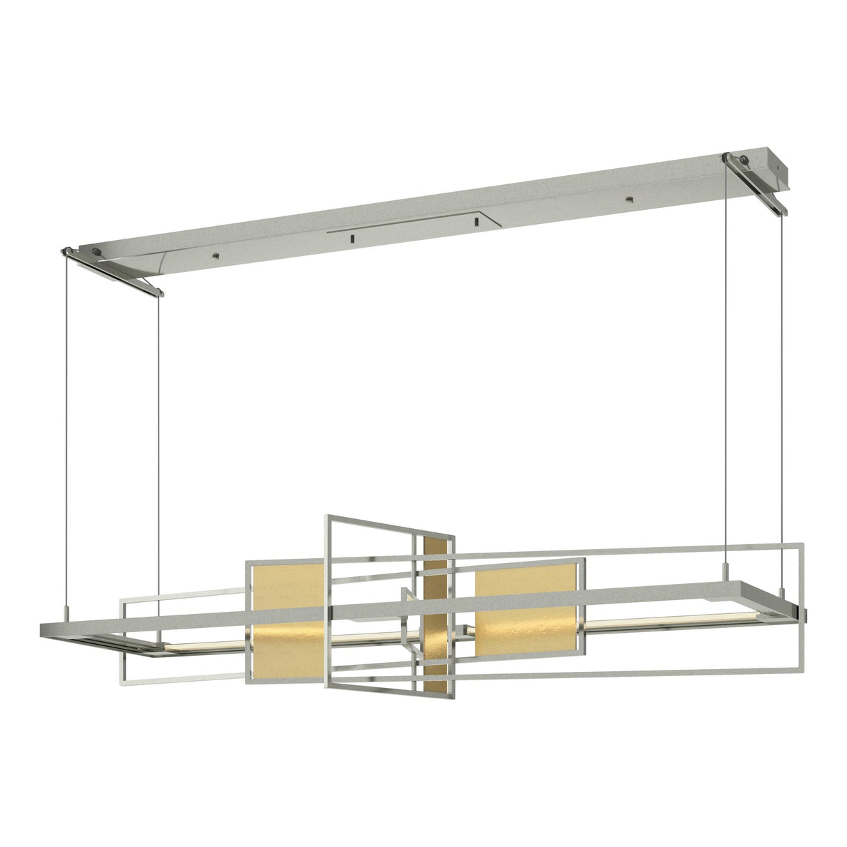Hubbardton Forge 2016 Sterling Modern Brass Standard Summer LED Pendant