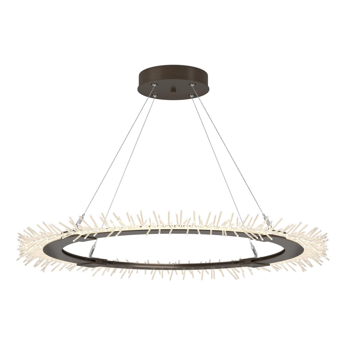 Hubbardton Forge 2017 Bronze Standard Anemone Circular LED Pendant
