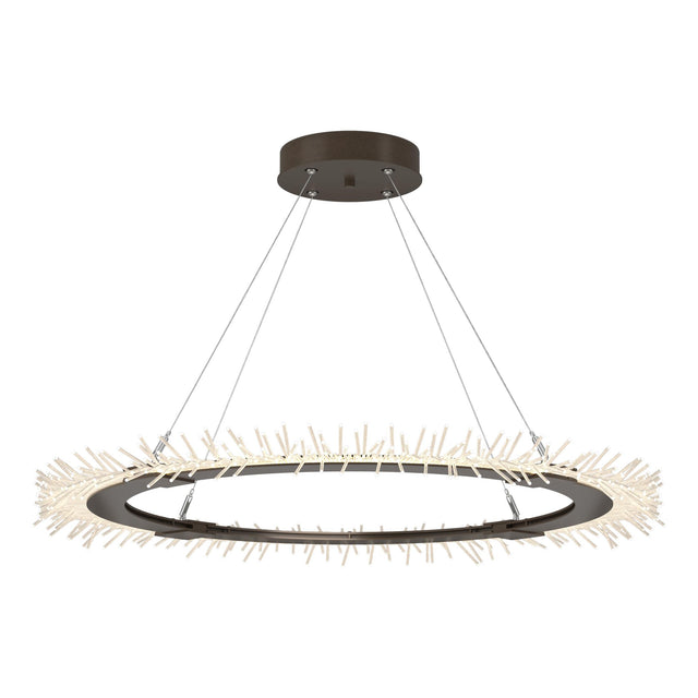 Hubbardton Forge 2017 Bronze Standard Anemone Circular LED Pendant