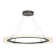 Hubbardton Forge 2017 Dark Smoke Standard Anemone Circular LED Pendant