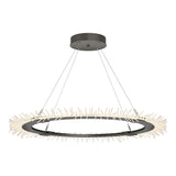 Hubbardton Forge 2017 Dark Smoke Standard Anemone Circular LED Pendant