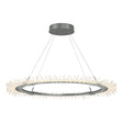Hubbardton Forge 2017 Vintage Platinum Standard Anemone Circular LED Pendant