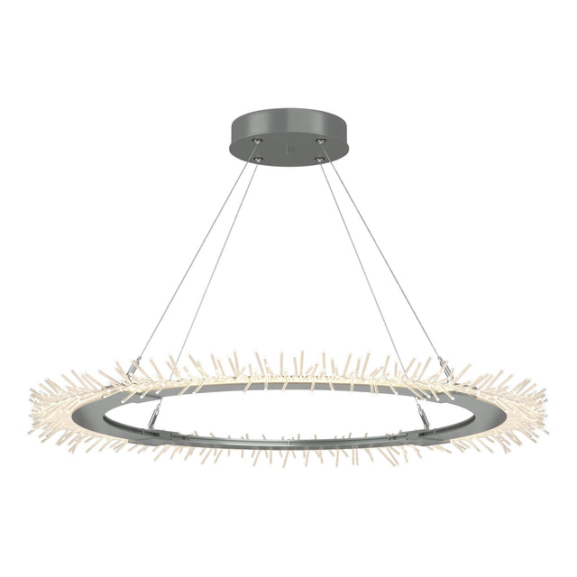 Hubbardton Forge 2017 Vintage Platinum Standard Anemone Circular LED Pendant