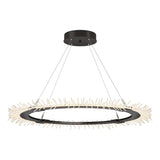 Hubbardton Forge 2017 Oil Rubbed Bronze Standard Anemone Circular LED Pendant